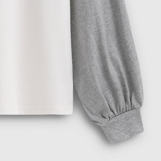 Gap Women's 2025 Autumn New Cotton Washed Offset Logo Loose Long-Sleeved Casual Top 792651