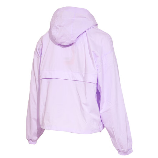 361 Garfield co-branded sports windbreaker for women 25 summer new style Xindian technology ice silk quick-drying hooded woven jacket for women Feather white 3XL