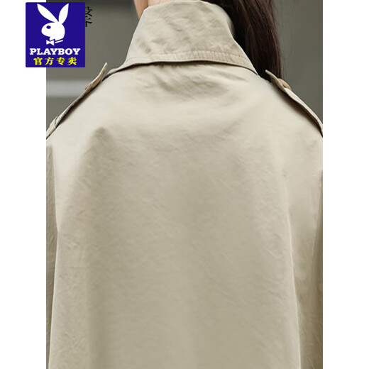 Playboy 2025 printemps et automne Nouveaux vêtements pour femmes coréens style décontracté étudiant femme mince veste courte veste tamisée féminine orange m