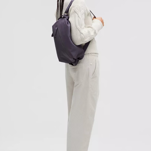 LululemonfastTrack10L Zip Crossbody Eins Schulter Kastentasche Rucksack Männer und Frauen gleiche Dämmerung Farbdämmerung Farbe