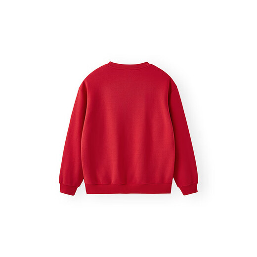 YEEHOO YEEHOO parent-child wear long-sleeved T-shirt for a family of three and four spring and autumn baby clothes 2025 new New Year red sweatshirt - 165 CM