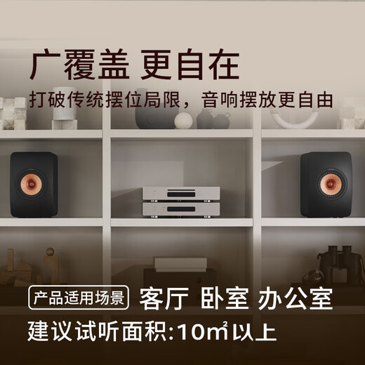 KEF LS50 Meta Koaxial HiFi Passive Buchhandlungslautsprecher Home Aviation Level Hi-Fi-Audio- und Video Wohnzimmer Audio- und Video-TV 2.0-Kanal-Bücherregal-Box-Verstärker Titanium Gray