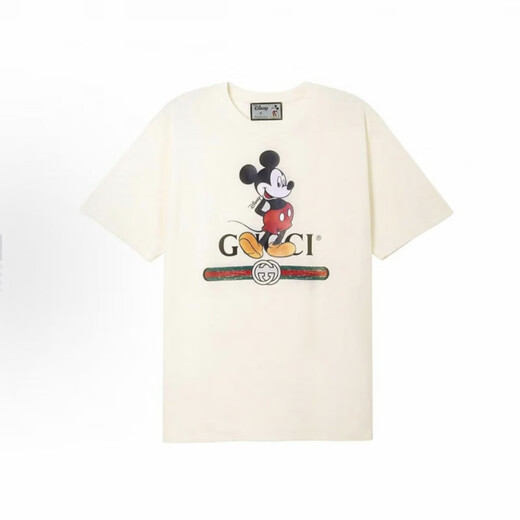 Gucci Love Parade FW22 Buchstabe runder Hals kurzärmeliger Drop Rotatorenhülle T-Shirt für Frauen Chinesisches Valentinstag Geschenk über Weiß 565806-XJB66-9756 XXS