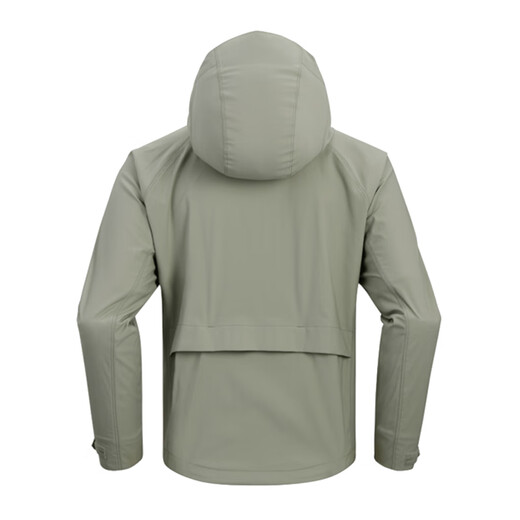 Kailas Solid Color Sports Outdoor Mountaineering winddichte spritzproofes Kapuze-Softschalenjacke Frauen im Stil Schwarz L.