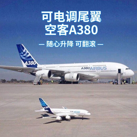 Dwi遥控飞机航模泡沫固定翼儿童空客a380滑翔机小学生玩具男孩无人机 炫酷灯光+操控版2通道塞斯纳战 2电池飞行20分钟送遥控器电池