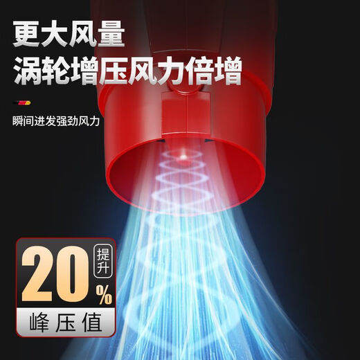 大风力鼓风机强力吹风机吹灰尘大功率工业用工地除尘暴力吹雪落叶 3890 六档调速/大风量-三米电源