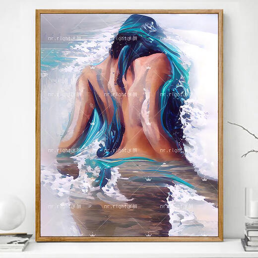 Yu Senyi Dibujo DIY Digital Pintura al óleo Color abstracto de coloración artística pintada a mano Descompresión Pintura al óleo 9276 High-End 50 Color Custom Grade 60*75cm Tablero de pintura de color + pigmento acrílico de alto brillo + +