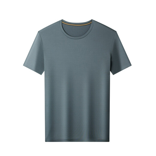 Kurzärärmungs-Seiden-T-Shirt von CAR-Autos 2025 Sommer Neue Mulberry Seiden-High-End-Marke Halbärmelige trendige Herren-Top 9859 Purpur und Rot One Size 180/96A