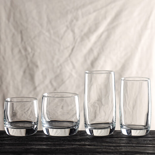Он Jiangong Transparent Simple Glass Cup Restaurant Restaurant Sup Water Cup Tea Cup Phiskey Cup Drink Milk Cup Cup 13791 Трансланшена 200 мл-6 кусочек