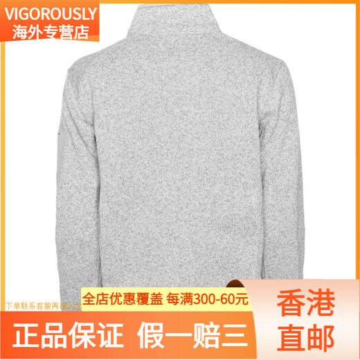 始祖鸟（ARC'TERYX）Cardigan Covert 纯色Logo设计立领拉链长袖夹克外套 女款 原子灰 原子灰/ATMOS HEATHER XS