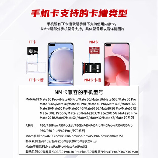 储技nm存储卡适用于华为手机高速内存卡mate20/mate40/p30/p40荣耀30pro储存卡 【256G】手机NM存储卡