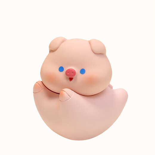 接运猫卡通翻翻不倒翁卡通乐翻翻不倒翁桌面解压小摆件可爱公仔儿童学生 奶糖兔