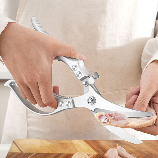 强力厨房剪刀家用品不锈钢杀鱼烤肉剪鸡鸭鹅剔骨神器食物专用剪子 【不锈钢鸡骨剪】一剪断骨 直降18元-仅剩55单