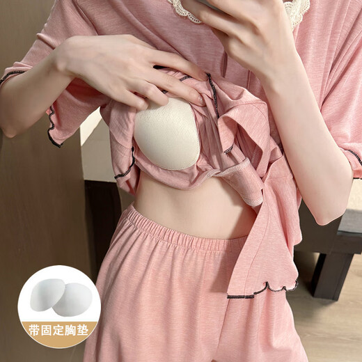 Xiangyaxin avec poitrine de poitrine de couleur coton à manches courtes à manches courtes pour les femmes en été 2025 Nouveaux vêtements dorés et extérieurs