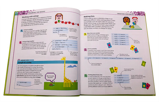 Original English DK Illustration der Kinderprogrammierung: Schreiben von Spielen in Python Computer Coding Python -Spiele für Kinder Kinderprogrammiersprache Lernserie Blockgrafiken