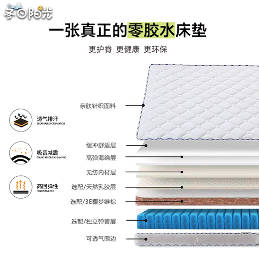 
Winter sunshine torsion coconut palm latex hard mattress for home use 1.5 meters 1.8 hotel soft and hard dual-purpose thick model homestay A. Torsion spring + coconut palm 22cm white knitted/moderate 1350mm*2000mm