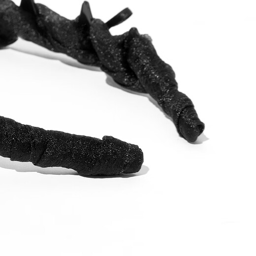 Jiao Xuefei simple bow rhinestone mesh headband hair accessories face wash hair pressure headband with teeth anti-slip women's high skull new style