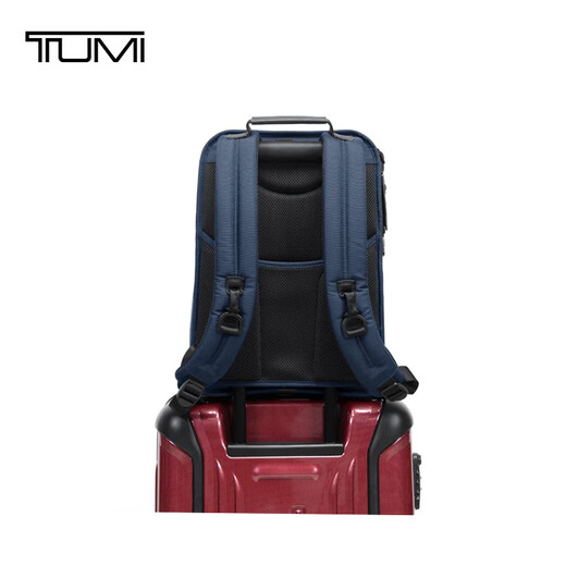 途明（TUMI）TUMI ALPHA高端弹道尼龙男士双肩包02603581NV3E海军蓝 夏季出游