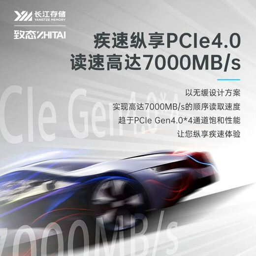 Zhidai TiPlus7100 high-speed solid state drive Yangtze River Storage original particle SSD M.2 interface PCIe4.0 notebook desktop solid state drive AI computer accessories 1TB TiPlus7100