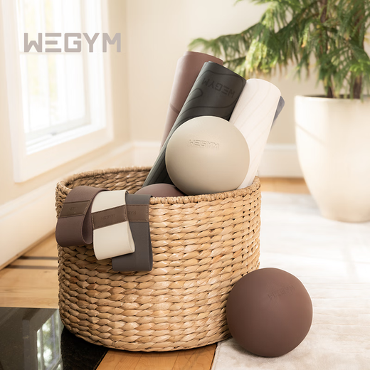 Wegym women's yoga ball Pilates ball thickened explosion-proof special midwifery pelvic floor muscle postpartum training diameter 20cm gravel color yoga Pilates ball with pump