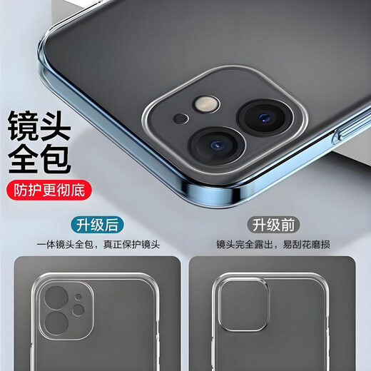 Apple Phone Case iPhone16Promax ist für Huawei/Honor/Xiaomi/Redmi OV transparent Schutzhülle Ultra-dünn Anti-Fall-Soft-Shell-Objektiv einfach Apple 16pro geeignet