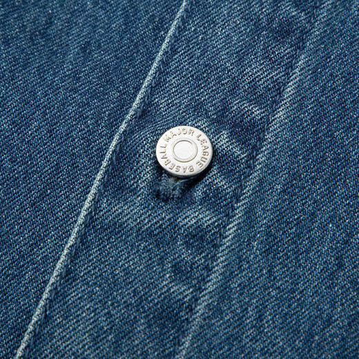 Meijia (MLB) Männer und Frauenelbe Denimjacke 2025 Neue Sportswear Fashion Ins Jacke Top Langarm Shirt 3Adrm0841-50ins xs
