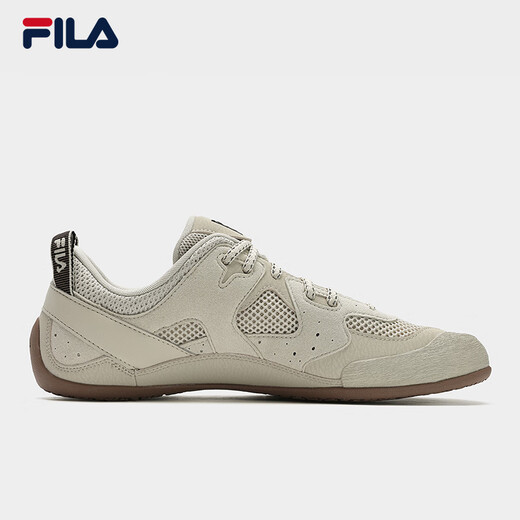 FILA 斐乐官方男鞋STEP复古运动鞋2025秋新款彩石鞋薄底鞋休闲鞋 燕麦棕-OM 42