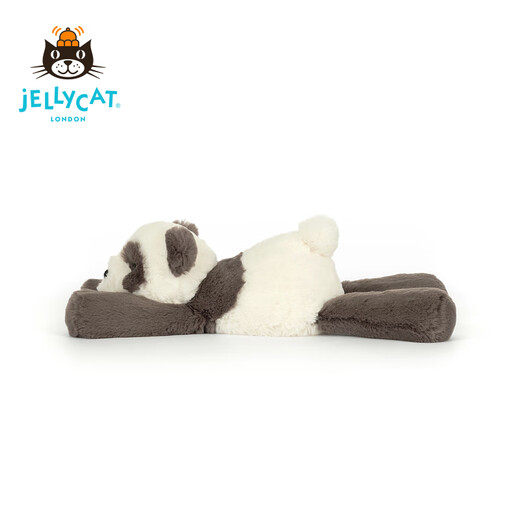 Jellycat Smaggie Panda Plush Doll Doll Doll Animal 2025 Automne et hiver NOUVEAU MIDE ANNIVERSAIRE CABEUS NOIR ET BEIGE MIDE