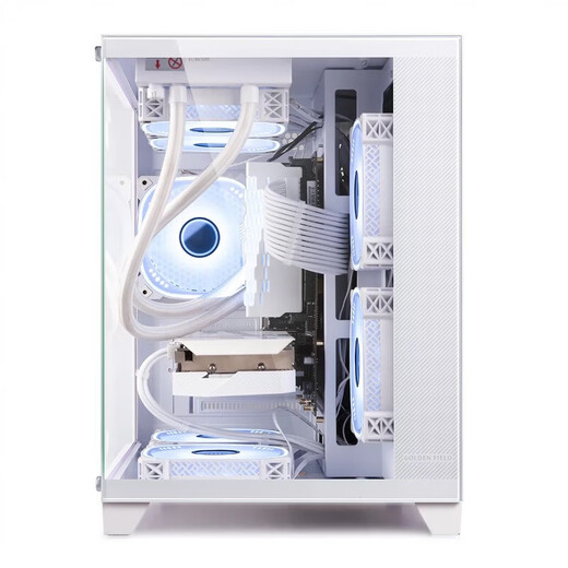 ASUS AMD Ryzen R5 5600 RX6750GRE/RX7800XT graphics card assembly computer host game e-sports design complete machine white sea view room DIY assembly machine configuration six R5 5600+RX7650GRE host