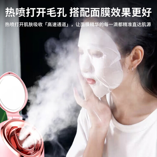 TrueX facial steamer hot and cold dual spray household facial moisturizing spray hydrating beauty instrument humidifier moisturizing nano mask hot spray facial steamer machine blackhead pore cleaner hot and cold three sprays 250 ml enlarged water tank + 3 sprays switchable facial steamer