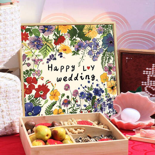 
Praise the new wedding words and numbers oil paintings, coloring oil paintings, wedding gifts, wedding room decoration paintings n13576 80*80cm, tight inner frame + outer frame free of safety
