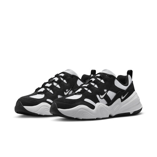 Nike (Nike) TECH OFFICIEL HERA Sneakers féminins Summer Summer Daddy Chaussures Broidered Fashion Running Dr9761 101 White / White / Black 36.5