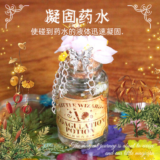 Pupan Little Magician 1. Juni Kindertag Geschenk Trankwissenschaft Experiment Zaubere Experiment Flasche Pot Set Kreativ immaterielles kulturelles Erbe handgefertigtes DIY -Geschenkbox Set (8 in 1)