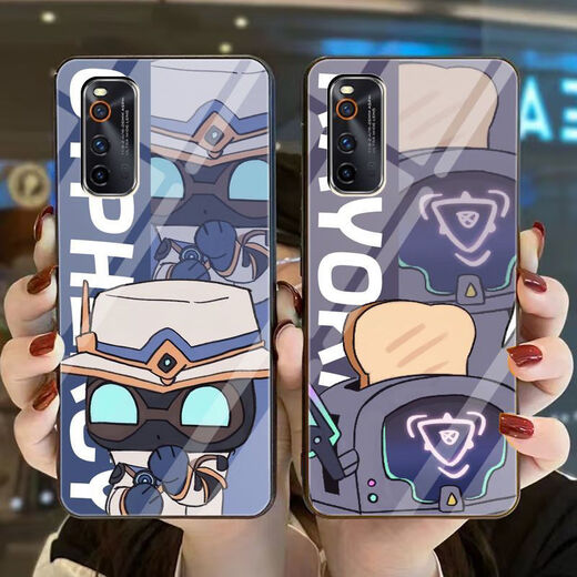 Ruihuanbai eignet sich für furchtlosen Vertrag unsterblichen Vogelschatten vivos15pro Mobiltelefon Fall Stummschalter S15E Kabel S15 Viper V12859 Glass Shell Vivos15pro