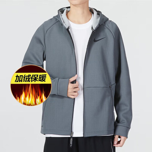 Nike (Nike) Shop Shop Jacket de la tienda de la chaqueta y la mujer. NUEVA pareja Running Sportswear ENCHOLED BUNTS más Velvet Warm Chaqueta cálida 068 ligeras Cenas adicionales además de la recomendación del gerente de terciopelo 2xl (185/100A)