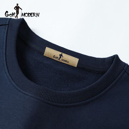 GOLF MODERNGOLFMODERN Golf Sweatshirt Men's Spring and Autumn 2025 New Middle-aged Solid Color Pullover Top Navy G9923-3DT M
