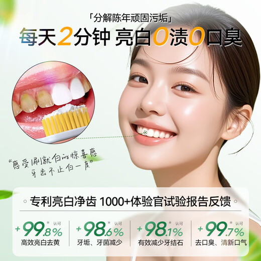 ORGINESE Zahnaufhellungspulver, frischer Atem, Zahnputzpulver, Zahnfleischpflege, Aufhellung, Limettenduft, probiotisches Enzym, Zahnpastapulver