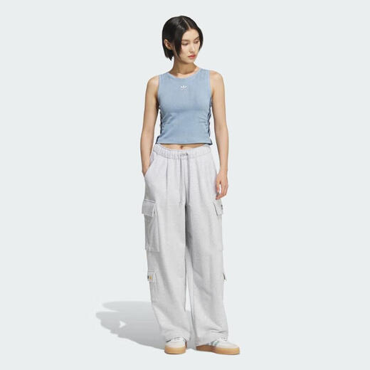 阿迪达斯 （adidas）【滔搏运动】Originals三叶草2025年女子FAKE DENIM TANK背心 KE3891 S