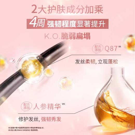 施华蔻（Schwarzkopf）丰盈韧养洗护套装(洗400ml+润400ml)(控油 发根蓬松丰盈)