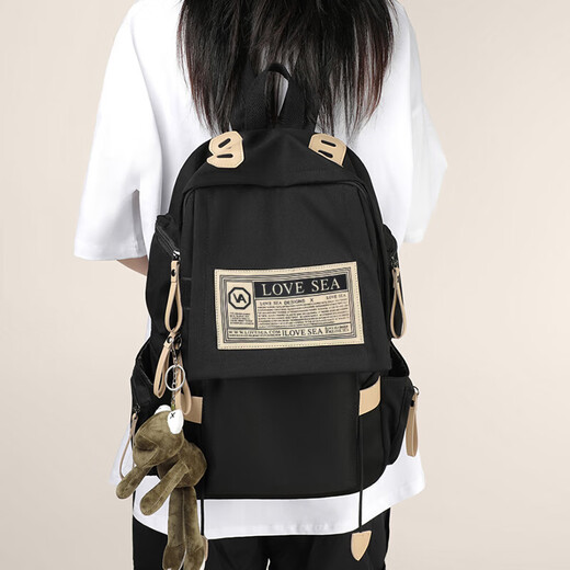 Love Sea Backpack School Tasche Frauen große Kapazität Grundschule Grundschule Junior High School Rucksack College -Schüler 15,6 -Zoll -Computerbeutel Reisetasche