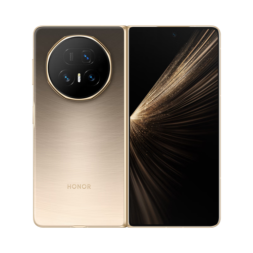 Honor Magic V5 new 5G folding screen mobile phone Honor mobile phone Dawn Gold 16GB+1TB official standard configuration