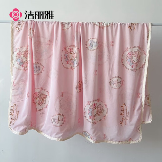 Jie Liya (grace) children's cooling ice silk blanket kindergarten baby nap air-conditioned quilt thin blanket Sanrio-Sweet Melody 80x120cm