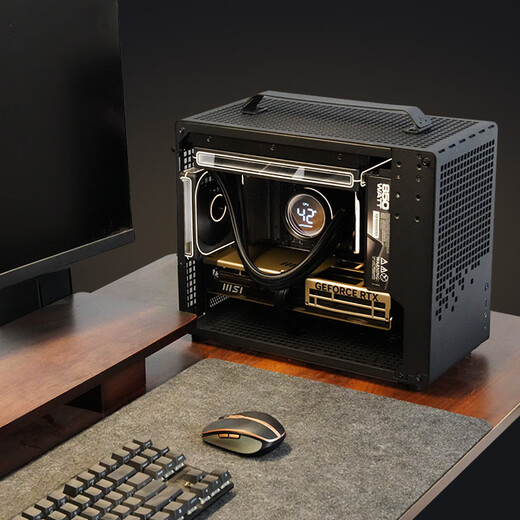 AMD Ryzen R7 9800X3D/5080/5070TI/RX9070XT without graphics card mini mini game ITX desktop computer host assembly computer thousand frames e-sports complete machine configuration three丨R7 9800X3D/9060XT 16G