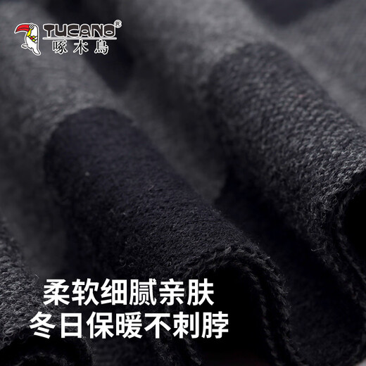 Woodpecker (TUCANO) scarf for men with cashmere winter thickened warm wool men's scarf versatile neck scarf birthday gift gift box