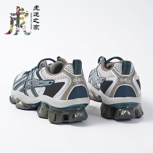 Onitsuka TigerASICS亚瑟士 GEL-Quantum Kinetic缓震复古跑鞋1203A270-254 白灰绿 40.5
