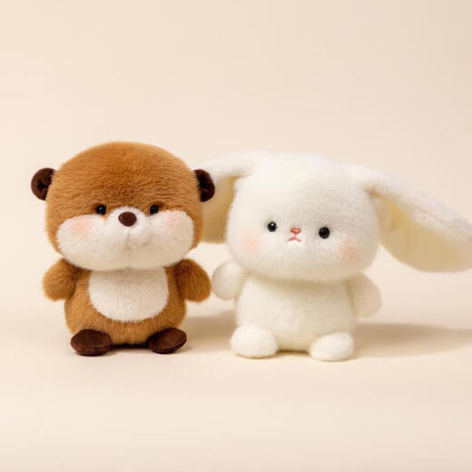Mesa de adornos de escritorio con lindos adornos de mesa de muñecas de oso acompañamiento de regalos de cumpleaños para hombres y mujeres Tabla de muñecas Compane Plush Toys [Lamb]
