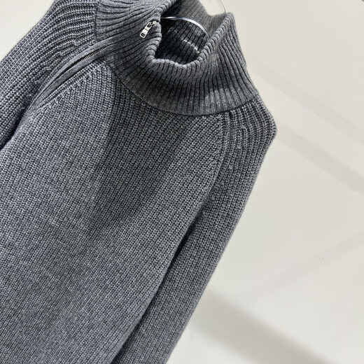 UHFR MALL ENOS TOY 2024 Vestido de suéter de invierno Falda de punto 9855 Smoke Gray S