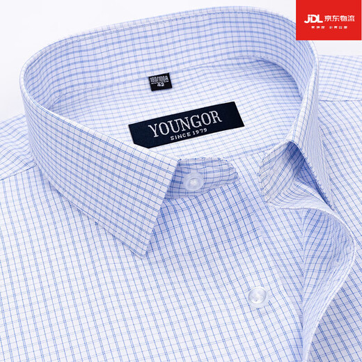 Store phare de Yager Store Short à manches courtes pour hommes 2025 Nouvelle orchidée blanc décontractée décontractée d'âge moyen d'âge moyen DX6623 38