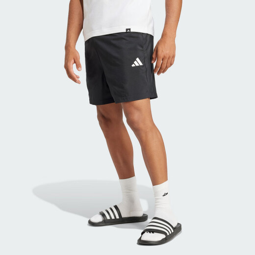 阿迪达斯 （adidas）短裤男官方夏季休闲五分运动裤速干透气短裤男官方正品 IC9756/针织/斜插口袋 2XL