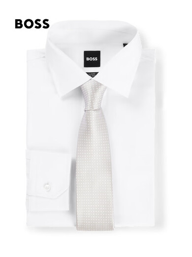 BOSS【520礼物】男士提花花纹领带 103 EU:ONESI